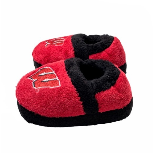 NWOT Wisconsin Badgers Toddler Slippers Size Small (5-6) - Picture 9 of 13